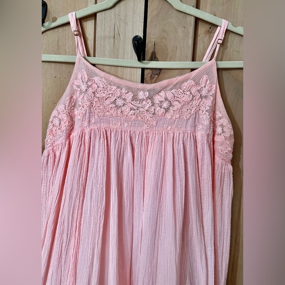 Free People By INTIMATELY Confidently Lost Maxi Slip Dress Size Medium - Picture 3 of 6